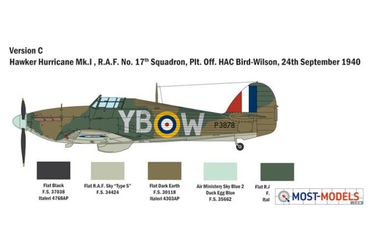 1:48 Italeri 2802 Hurricane Mk.I - Ita2802 6 - ITA2802