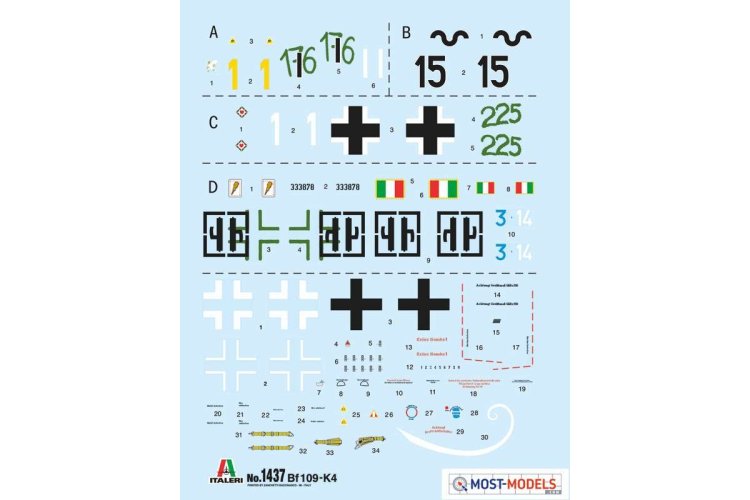 1:48 Italeri 2805 Bf 109 K-4 - Ita2805 2 - ITA2805