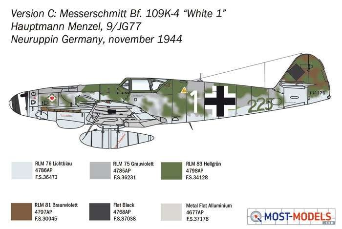 1:48 Italeri 2805 Bf 109 K-4 - Ita2805 5 - ITA2805