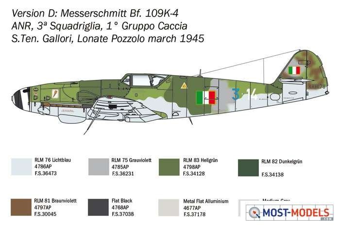 1:48 Italeri 2805 Bf 109 K-4 - Ita2805 6 - ITA2805