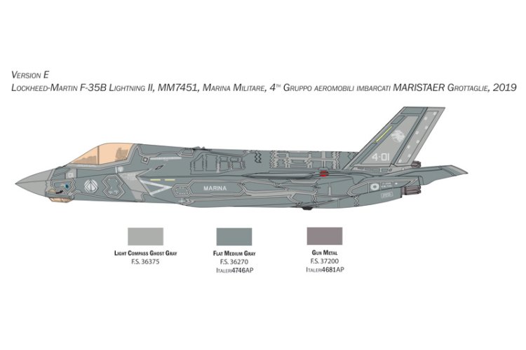 1:48 Italeri 2810 F-35 B Lightning II - Lockheed Martin - STOVL - Ita2810 5 - ITA2810