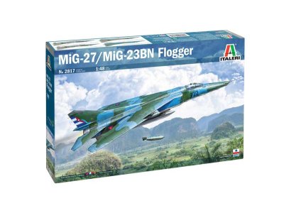 1:48 Italeri 2817 MiG-27/MiG-23BN Flogger Plane - Ita2817 - ITA2817