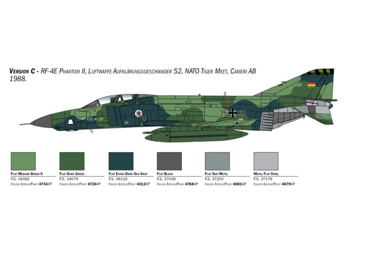 1:48 Italeri 2818 RF-4E Phantom II Plane - Ita2818 3 - ITA2818