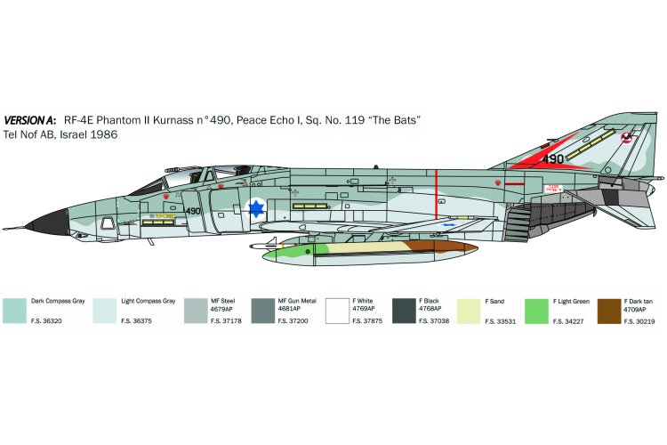 1:48 Italeri 2818 RF-4E Phantom II Plane - Ita2818 5 - ITA2818