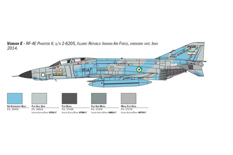 1:48 Italeri 2818 RF-4E Phantom II Plane - Ita2818 6 - ITA2818