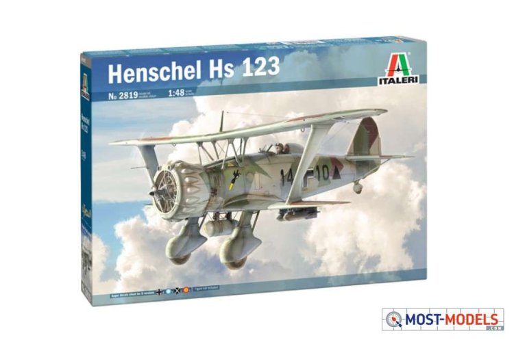 1:48 Italeri 2819 Henschel HS 123 Plane  - Ita2819 1 - ITA2819