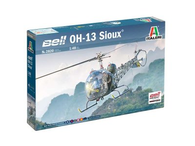 1:48 Italeri 2820 OH-13 Sioux Helicopter - Ita2820 sioux heli italeri - ITA2820