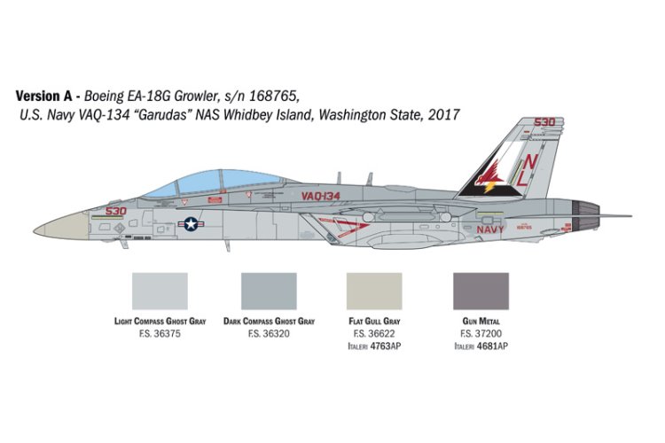 1:48 Italeri 2824  Boeing EA-18G Growler - US Navy & RAAF - Ita2824 3 - ITA2824