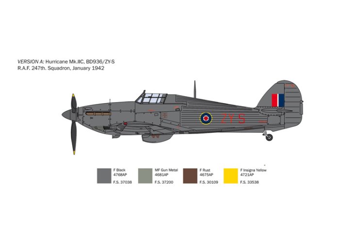 1:48 Italeri 2828 Hawker Hurricane IIC Plane - Ita2828 3 - ITA2828