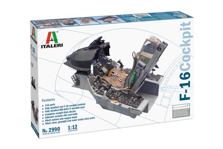 1:12 Italeri 2990 F-16 Cockpit - Ita2990 2 - ITA2990