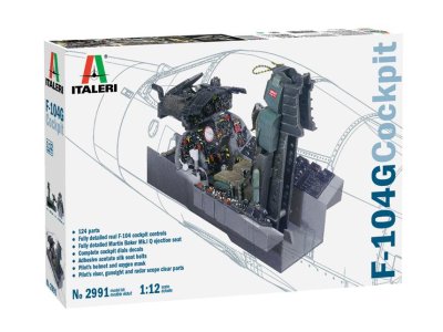 1:12 Italeri 2991 F-104 G Cockpit - Ita2991 1 - ITA2991