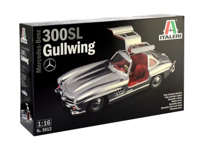 1:16 Italeri 3612 Mercedes-Benz 300 SL Gullwing - Ita3612front - ITA3612