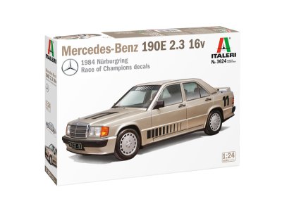 1:24 Italeri 3624 Mercedes-Benz 190E 2.3 16v Car - Ita3624 - ITA3624