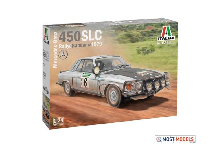 1:24 Italeri 3632 Mercedes-Benz 450SLC Rallye Bandama 1979 - Ita3632 1 - ITA3632