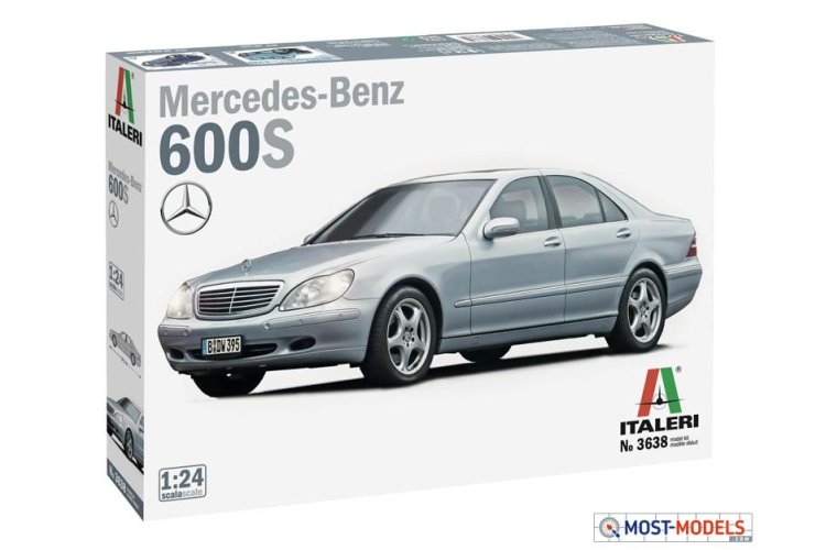 1:24 Italeri 3638 Mercedes Benz 600 S-class - Ita3638 2 - ITA3638