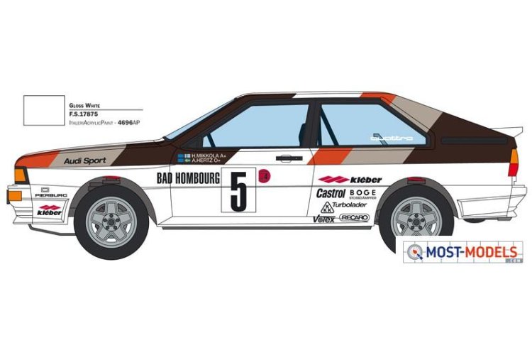 1:24 Italeri 3642 Audi Quattro Rally - Ita3642 3 - ITA3642