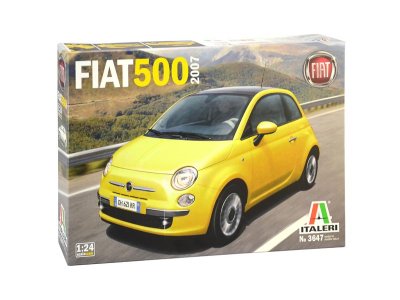 1:24 Italeri 3647 Fiat 500 (2007) - Ita3647 front - ITA3647