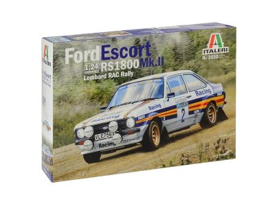 1:24 Italeri 3650 Ford Escort RS 1800 Mk.II Lombard RAC Rally - Ita3650 front - ITA3650