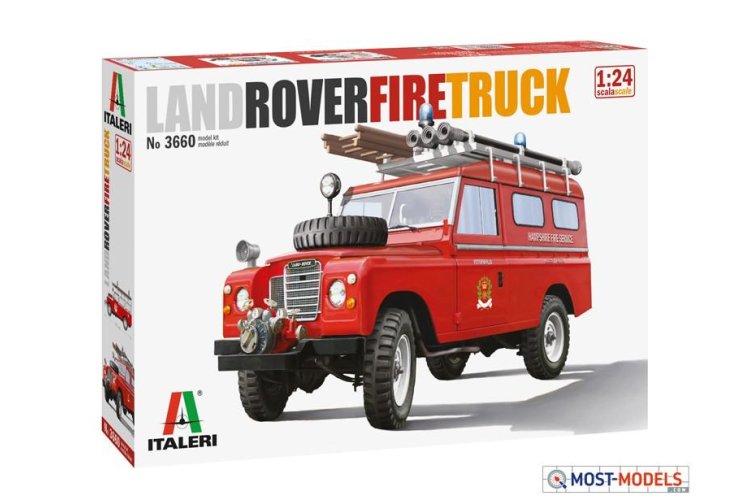 1:24 Italeri 3660 Land Rover Fire Truck - Ita3660 2 - ITA3660