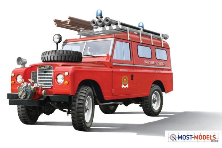 1:24 Italeri 3660 Land Rover Fire Truck - Ita3660 - ITA3660