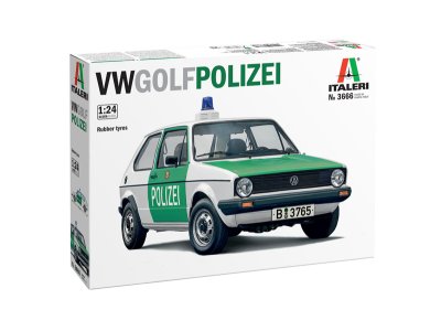 1:24 Italeri 3666 Volkswagen VW Golf Polizei - Ita3666 - ITA3666