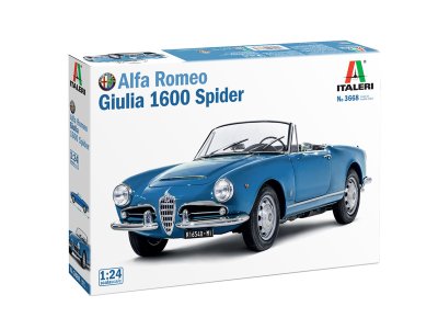 1:24 Italeri 3668 Alfa Romeo Giulia 1600 Spider - Auto - Ita3668 1 - ITA3668