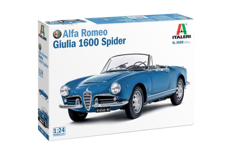 1:24 Italeri 3668 Alfa Romeo Giulia 1600 Spider - Auto - Ita3668 1 - ITA3668