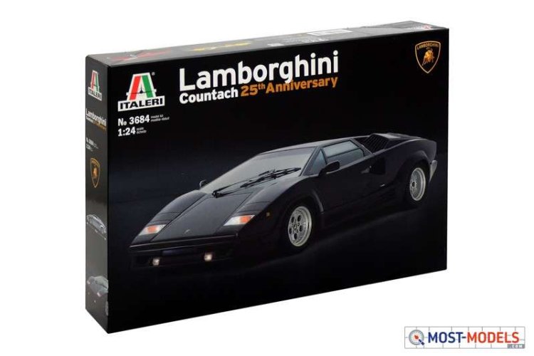 1:24 Italeri 3684 Lamborghini Countach - 25th Anniversary - Ita3684 1 - ITA3684