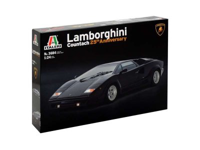 1:24 Italeri 3684 Lamborghini Countach - 25th Anniversary - Ita3684 - ITA3684