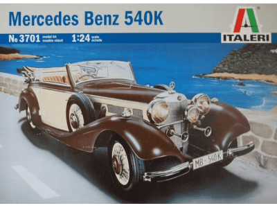 1:24 Italeri 3701 Mercedes-Benz 540K old Car - Ita3701 mercedes italeri 540k 124 - ITA3701