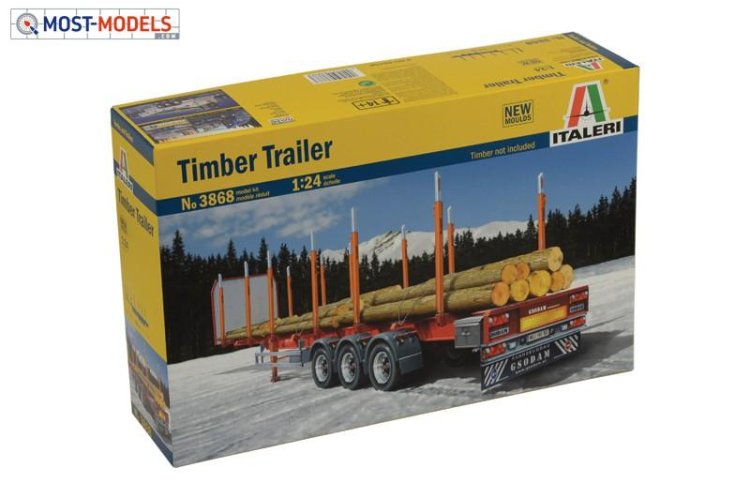 1:24 Italeri 3868 Timber Trailer - Ita3868 1 - ITA3868