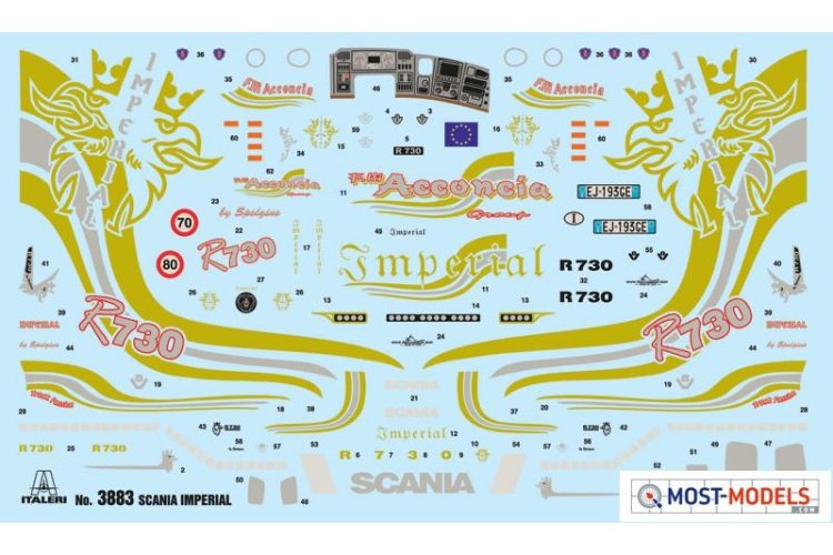 1:24 Italeri 3883 Scania R730 V8 Topline "Imperial" - Ita3883 2 - ITA3883