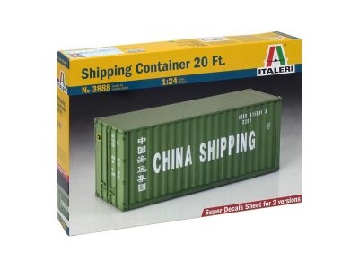 1:24 Italeri 3888 20'FT Shipping Container - Ita3888 - ITA3888