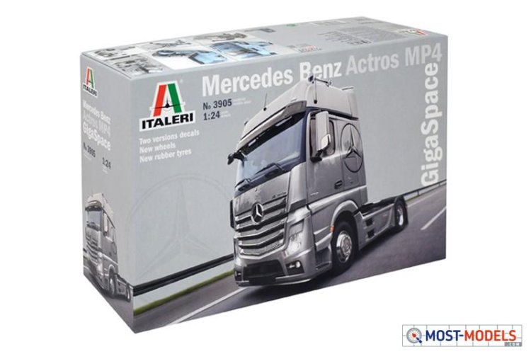 1:24 Italeri 3905 Mercedes Benz Actros MP4 Gigaspace - Ita3905 1 - ITA3905