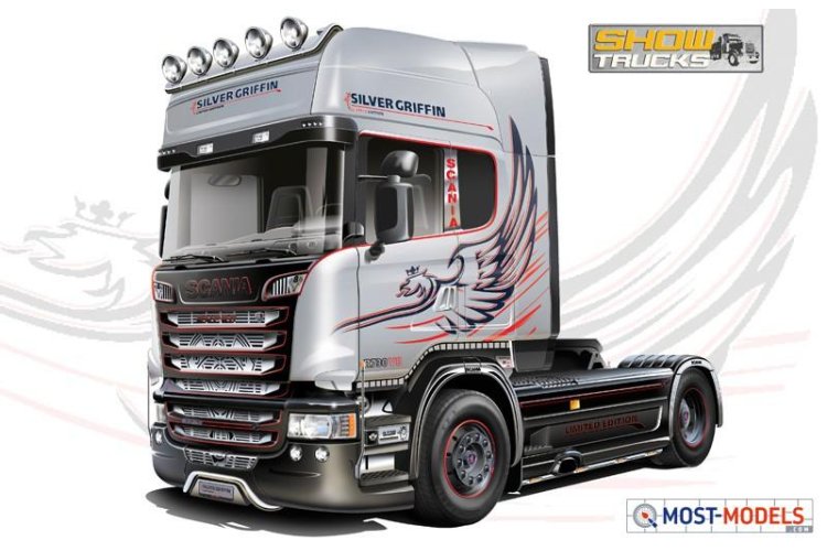 1:24 Italeri 3906 Scania R730 V8 Streamline "Silver Griffin" - Ita3906 1 - ITA3906