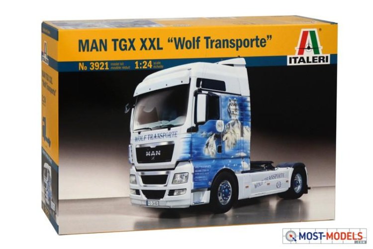 1:24 Italeri 3921 MAN TGX XXL "Wolf Transporte" - Ita3921 1 - ITA3921