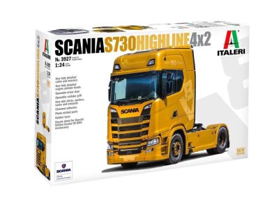 1:24 Italeri 3927 Scania S730 V8 Highline Truck 4x2 - Ita3927 scania s730 v8 italeri - ITA3927