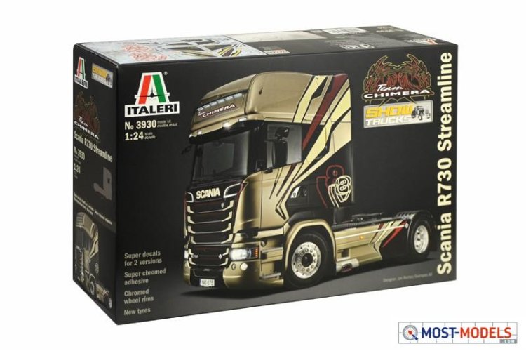 1:24 Italeri 3930 Scania R730 Streamline "Team Chimera" - Ita3930 1 - ITA3930