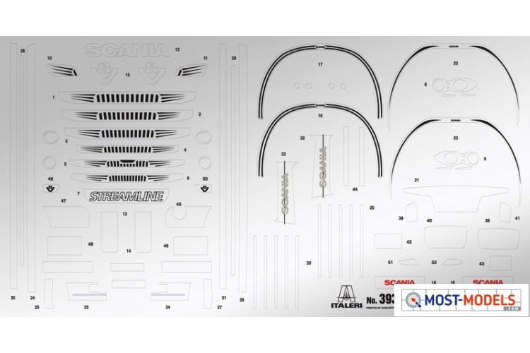 1:24 Italeri 3930 Scania R730 Streamline "Team Chimera" - Ita3930 3 - ITA3930