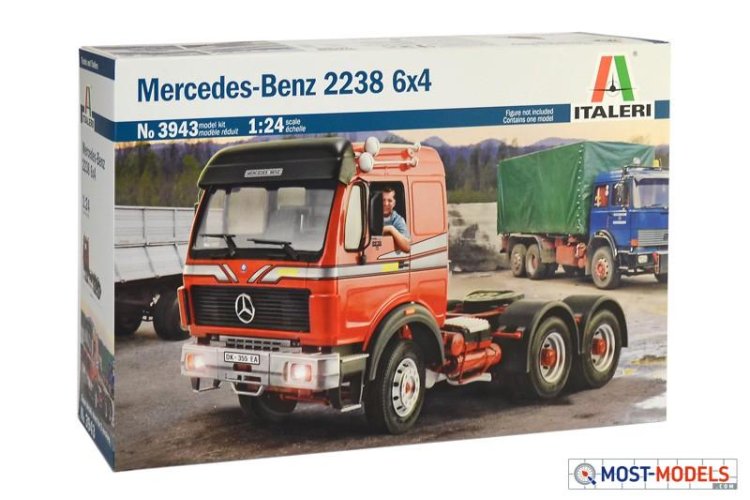 1:24 Italeri 3943 Mercedes-Benz 2238 6x4 - Ita3943 1 - ITA3943