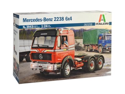 1:24 Italeri 3943 Mercedes-Benz 2238 6x4 - Ita3943front - ITA3943