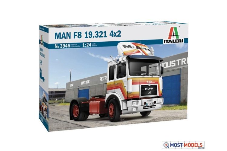 1:24 Italeri 3946 MAN F8 19.321 4X2 - Ita3946 1 - ITA3946