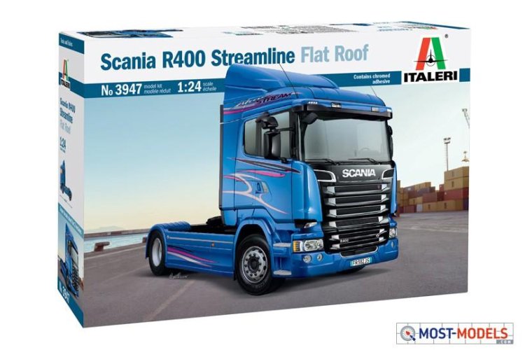 1:24 Italeri 3947 Scania R400 Streamline Flat Roof - Ita3947 1 - ITA3947