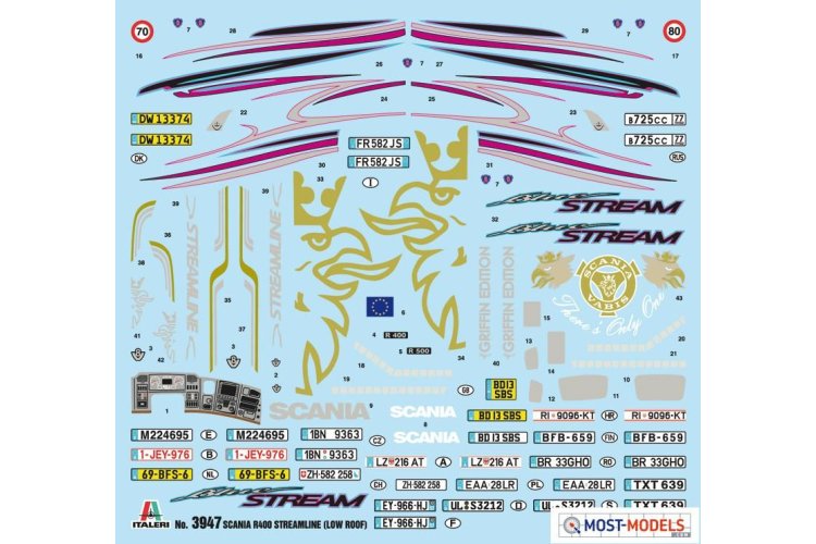 1:24 Italeri 3947 Scania R400 Streamline Flat Roof - Ita3947 2 - ITA3947