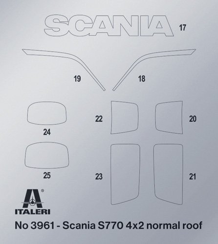 1:24 Italeri 3961 Scania S770 V8 Normal Roof Truck 4x2 - Limited Edition - Ita3961 2 - ITA3961