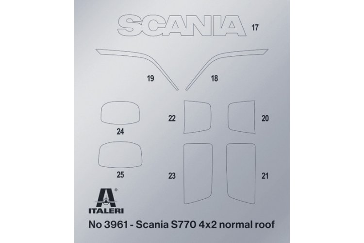 1:24 Italeri 3965 Scania S770 V8 - Wit - Truck 4x2 - Ita3965 3 - ITA3965