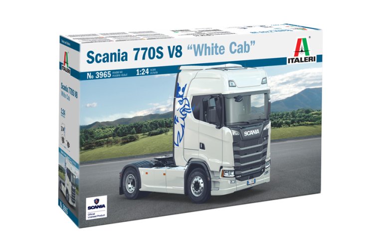 1:24 Italeri 3965 Scania S770 V8 - Wit - Truck 4x2 - Ita3965 - ITA3965