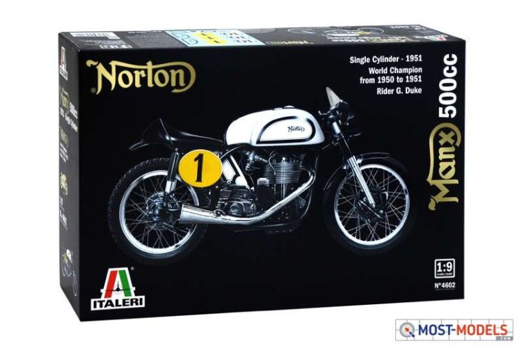 1:9 Italeri 4602 Norton Manx 500cc 1951 - Ita4602 1 - ITA4602