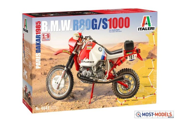 1:9 Italeri 4641 B.M.W. R80 G/S 1000 Paris Dakar 1985 - Ita4641 1 - ITA4641