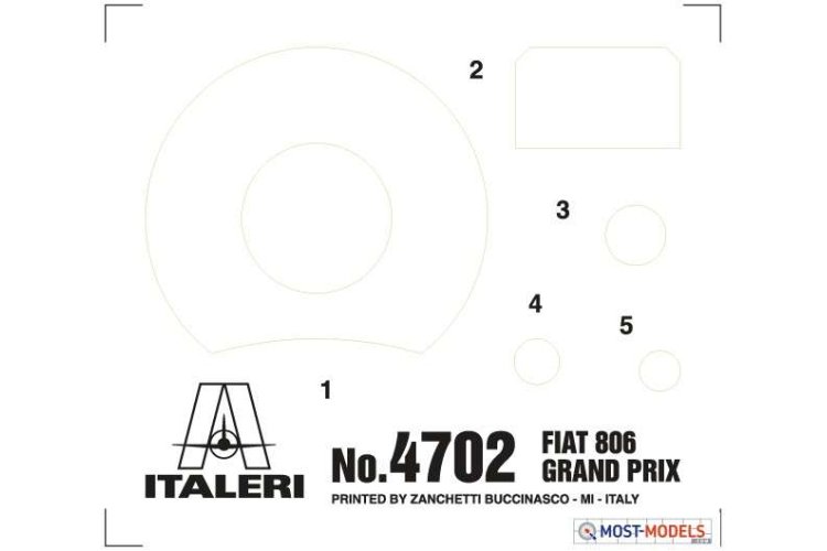 1:12 Italeri 4702 FIAT 806 Grand Prix - Ita4702 3 - ITA4702